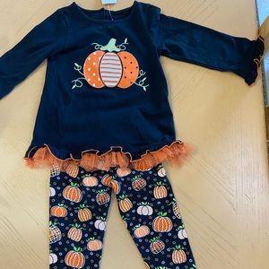 2 piece pumpkin outfit